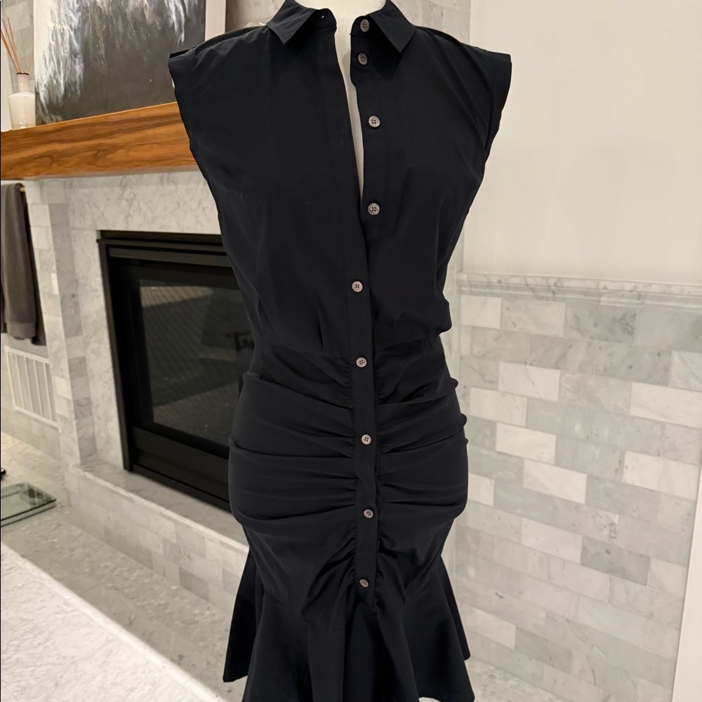 Veronica Beard, black shirt dress